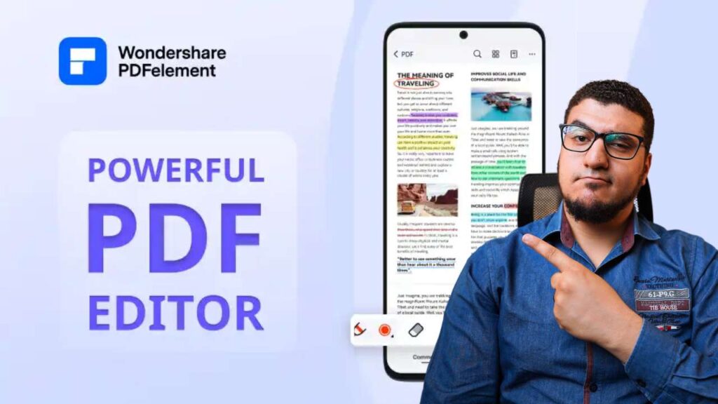 PDFelement تعديل وتلخيص ملفات بالذكاء الاصطناعي